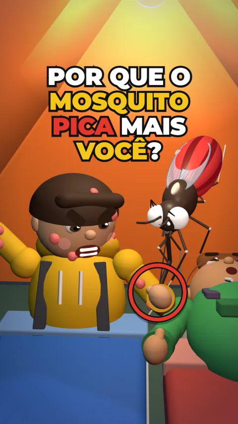 Capa do vídeo “Por que o mosquito pica mais você?”