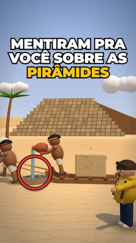 Capa do vídeo “Mentiram pra você sobre as pirâmides”